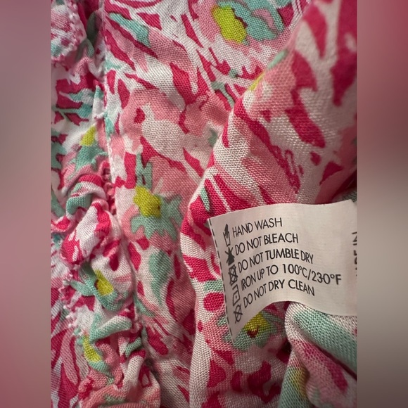 Women’s, Poupette St. Barth Cropped Floral Blouse, size M/L - Picture 7 of 8